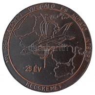 1980. "MN Repülőorvosi Vizsgáló és Kutató Intézet - Kecskemét - 25 év" Egyoldalas Br Plakett (82mm) T:2 - Non Classés