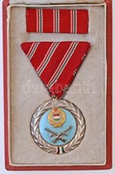 1957. "Szolgálati Érdemérem" Mellszalagon, Eredeti Tokban, Szalagsávval T:1- Hungary 1957. "Meritorious Medal" With Ribb - Sin Clasificación