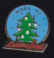 63676-Pin's.Loisirs Soleil.Noel 92.sapin. - Navidad