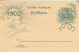 Entier Postal D’Allemagne  Année 1900  Type Germania - Postales Privados - Nuevos