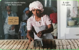 MAURICE  -  Phonecard  -  Cuisson Des Biscuits Manioc  -  115 Units  -  R 100 - Mauritius