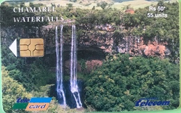 MAURICE  -  Phonecard  -  Chamarel Waterfalls  -  55 Units  -  Rs 50 - Mauritius