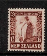 NZ 1935 1 1/2d Maori Woman P14x13.5 Single Wmk SG 558 UNHM #BIR52 - Ongebruikt