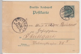 (18322) Ganzsache Reichspost Cassel 1889 - Enteros Postales