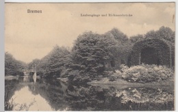 (21168) AK Bremen, Laubengänge, Rickmersbrücke 1915 - Sonstige & Ohne Zuordnung
