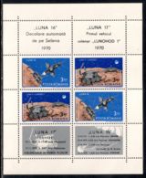 Romania 1971 Mi# Block 82 ** MNH - Luna 16 / Luna 17 / Lunokhod 1 / Space - Europe