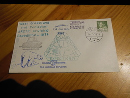WEST GREENLAND AND CANADIAN ARCTIC CRUISING EXPEDITION-1974 - Postmarks