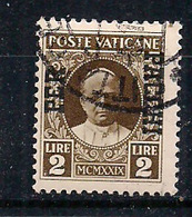 VATICANO PACCHI POSTALI 1931 FRANCOBOLLI DELLA SERIE CONCILIAZIONE SOPRASTAMPATI SASS.10 USATO VF - Postpakketten