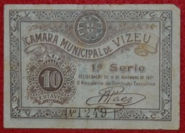 Portugal - Cedula De 10 Centavos /  Camara Municipal De Viseu  / Distrito De Viseu - Portugal