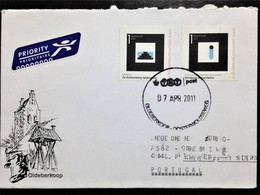 Netherlands, Circulated Cover To Portugal, "Librairies", "Foundations", "Architecture", "Urbanism", 2011 - Storia Postale