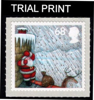 GREAT BRITAIN 2004 Santa Claus Christmas Resting Ice 68p (1.12p) TRIAL ERROR:wrong Value - Prove & Ristampe