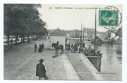 3556 Vannes 156 Le Pont Et La Promenade De La Rabine Ducluzeau Paris Happé - Vannes