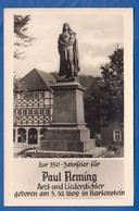 Deutschland; Hartenstein Erzgeb; Paul-Fleming Denkmal - Hartenstein