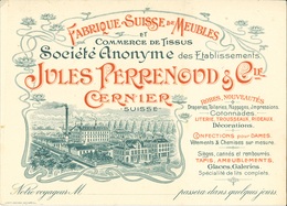 Cernier - Fabrique De Meubles Et Commerce De Tissus Jules Perrenoud - Cernier