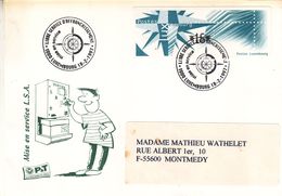 Luxembourg - Lettre De 1997 - Oblit Luxembourg - Avec Vignette D'affranchissement - Automatenmarken