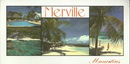 Merville - La Grande Baie - Voyagée Vers La France Timbre "la Sapote Noire" "Sapot Negro" - Maurice