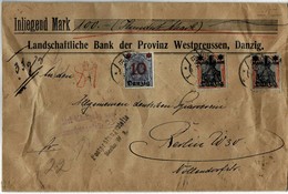 1920, Wert- Bf. , Devisen-Zensur!, A3339 - Storia Postale