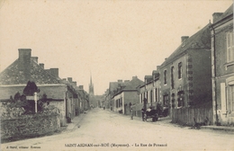 53 - Saint-Aignan-sur-Roë (Mayenne) - La Rue De Pouancé - Saint Aignan Sur Roe