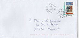 MONTIMBRAMOI GARDIEN DE LA MEMOIRE SUR LETTRE LECTOURE 2020 POUR TOULON - Storia Postale