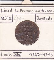 PL 5) 2 > Liard De France Louis XIV - Andere & Zonder Classificatie