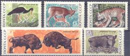 1969. USSR/Russia, Belovezhskaya Pushcha, Nature Reserve, 5v, Mint/** - Unused Stamps