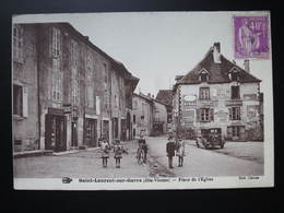 87 / SAINT LAURENT SUR GORRE    Place De L'Eglise - Saint Laurent Sur Gorre