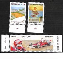 Monaco 2020 -  3229 & 3230 + 3231 - 3232 ** - Bouquets - Rolex - Niki Lauda - Ongebruikt