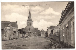 ALLONNES (72) - Centre Du Bourg - Ed. A. Dolbeau, Le Mans - Allonnes