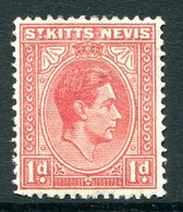 St Kitts & Nevis - 1938-50 KGVI Definitives - 1d Rose-red HM (SG 69c) - St.Christopher-Nevis & Anguilla (...-1980)