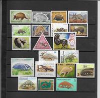 Thème Animaux - Tapirs - Pangolins - Collection Timbres Neufs ** Sans Charnière - Tous Pays - TB - Other & Unclassified