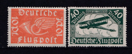 20O * DEUTSCHES REICH 111/2 * 2 FEINE WERTE FLUGPOST * POSTFRISCH ** !! - Unused Stamps