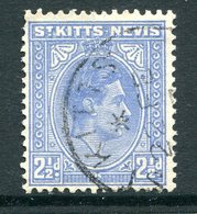 St Kitts & Nevis - 1938-50 KGVI Definitives - 2½d Ultramarine Used (SG 72) - St.Christopher, Nevis En Anguilla (...-1980)