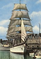 SAINT MALO BASSIN VAUBAN TROIS MATS GORCH FOCK BARQUE ECOLE DE LA MARINE ALLEMANDE - Saint Malo