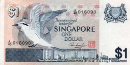 SINGAPORE 1 DOLLAR 1976 P-9   AUNC  SERIE A/40  016090 - Singapore