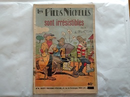 LES PIEDS NICKELES  N° 9  SONT IRRESISTIBLES  PAPIER MAT  REED  S.P.E 1951 - Pieds Nickelés, Les