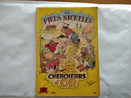 LES PIEDS NICKELES  N° 19  CHERCHEURS D'OR  PAPIER MAT  REED  S.P.E 1953 - Pieds Nickelés, Les