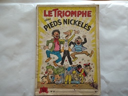 LES PIEDS NICKELES  N° 20  LE TRIOMPHE PAPIER MAT  REED  S.P.E 1953 - Pieds Nickelés, Les