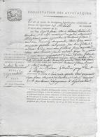 République Française  - 50Cts ( 3 Cachets ) Du 11 Brumaire De L' An 7 - Seals Of Generality