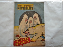 LES PIEDS NICKELES  N° 54  AGENTS SECRETS  E.O 1963   PAPIER MAT S.P.E - Pieds Nickelés, Les