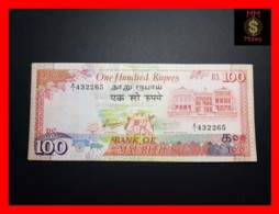 MAURITIUS 100 Rupees 1986  P. 38    VF - Mauritius