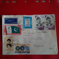 LETTRE PAKISTAN PAR AVION 1967 - Pakistan