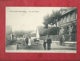 CPA -  Noyelles Sur Mer  - La Rue Verte - Noyelles-sur-Mer