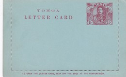 TONGA - BIGLIETTO POSTALE - LETTER CARD - Tonga (...-1970)