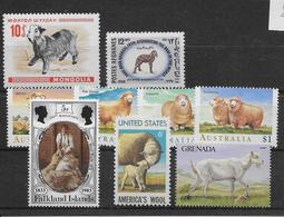 Thème Animaux - Moutons - Collection Timbres Neufs ** Sans Charnière - Tous Pays - TB - Ferme