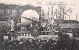 75-PARIS-CARTE-PHOTO- FÊTES DE LA MI-CAREME DE 1912 , CHAR DU COMITE DES FÊTES DE LA RIVE GAUCHE - Sonstige & Ohne Zuordnung