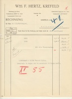 KREFELD Rechnung 1924 " Wwe F.Hertz - Krawattenversand " - Vestiario & Tessile