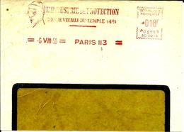Lettre  EMA Satas 1958   Industrie De Protection Securité Metier  Paris  C14/10 - Erste Hilfe