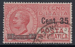 ITALIA - Posta Pneumatica Serie "Leoni"  Sassone N.11 - Cat. 700 Euro - Usato  Used  Luxus Gestempelt - Rohrpost