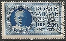 VATICAN / LETTRE EXPRES N° 2 OBLITERE - Priority Mail