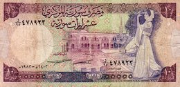 Delcampe - SYRIA 10 SYRIAN POUND 1982 P-101c  Circ. - Syria